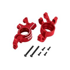 Traxxas - Steering blocks, 6061-T6 aluminum (red-anodized), left & right (TRX-7836-RED)