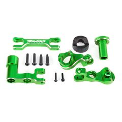 Traxxas - Steering bellcranks (left & right)/ draglink (6061-T6 aluminum, green-anodized) (fits XRT) (TRX-7843-GRN)