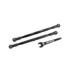 Traxxas - Toe links, 202.5mm (187.5mm center to center) (black) (2) (TRX-7897A)