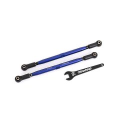 Traxxas - Toe links, 202.5mm (187.5mm center to center) (blue) (2) (TRX-7897X)