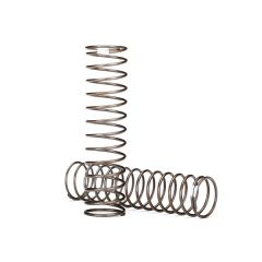 Springs, shock (natural finish) (GTS) (0.30 rate, white stripe) (2) (TRX-8043)