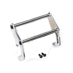 Push bar, bumper (chrome) (fits #8069 bumper) (TRX-8066)