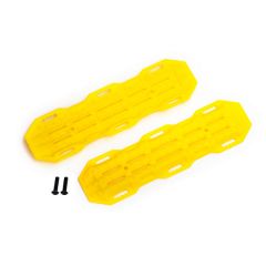 Traction boards, yellow / mounting hardware (TRX-8121A)