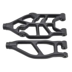 RPM Front Left Upper & Lower A-Arms, Black - Arrma Kraton 8S/Outcast 8S