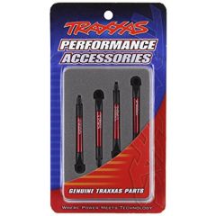 Push rods, aluminum (red-anodized) (4) (assembled with rod ends) (1/16 slash)