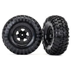 Tires and wheels, assembled, glued (TRX-4 Sport wheels, Canyon Trail tires) (2) (TRX-8181)