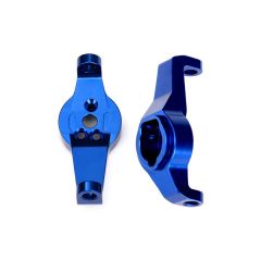 Caster blocks, 6061-T6 aluminum (blue-anodized), left and right (TRX-8232X)