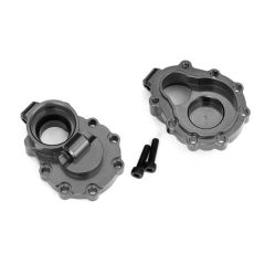 Traxxas - Portal housings, inner (rear), 6061-T6 aluminum (charcoal gray-anodized) (TRX-8253A)