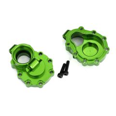 Portal housings, inner (rear), 6061-T6 aluminum (green-anodized) (TRX-8253G)