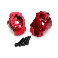 Portal drive axle mount, rear, 6061-T6 aluminum (red-anodized) (TRX-8256R)