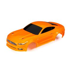 Body, Ford Mustang, Oranje (gespoten, stickers reeds geplakt)