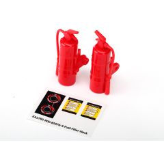 Traxxas - Fire extinguisher, red (2) (TRX-8422)