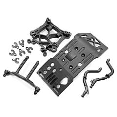 Skid plate/body mount/shock tower set (85234)