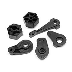 Throttle arm/hex wheel hub set