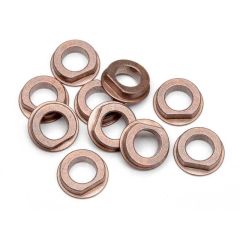 HPI - Flanged metal bushing 6x10x3mm (10 pcs) (B075)