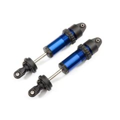 Shocks, GT-Maxx®, aluminum (blue-anodized) (fully assembled w/o springs) (2) (TRX-8961)