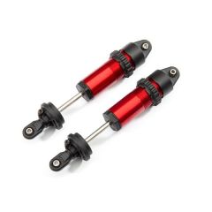 Shocks, GT-Maxx, aluminum (red-anodized) (fully assembled w/o springs) (2) (TRX-8961R)