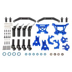 Traxxas - Outer Driveline & Suspension Upgrade Kit, extreme heavy duty, blue (TRX-9080X)