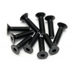 HPI - Flat head screw m4x15mm (hex socket/10pcs) (94531)