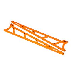 Traxxas - Side plates, wheelie bar, orange (aluminum) (2) (TRX-9462A)