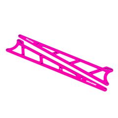 Traxxas - Side plates, wheelie bar, pink (aluminum) (2) (TRX-9462P)