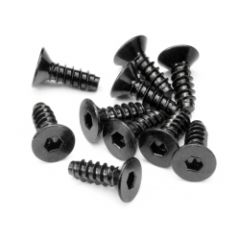 Tp flat head screw m4x12mm (hex socket/10pcs)