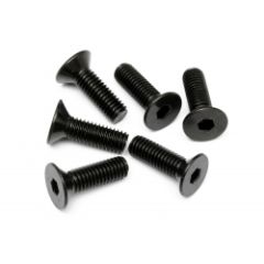 HPI - Flat head screw m5x16mm (hex socket/6pcs) (94730)