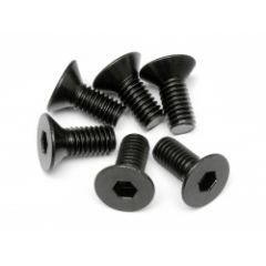 Flat head screw m6x14mm (hex socket/6pcs)