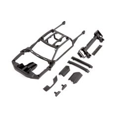 Traxxas - Body support (assembled with front mount & rear latch)/ skid pads (roof) (left & right) (TRX-9513X)