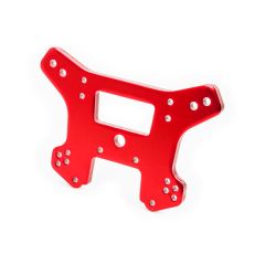 Traxxas - Shock tower, front, 6061-T6 aluminum (red-anodized) (TRX-9539R)