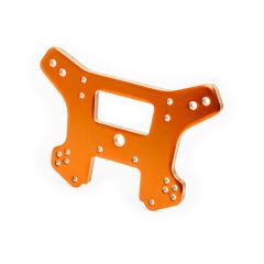 Traxxas - Shock tower, front, 6061-T6 aluminum (orange-anodized) (TRX-9539T)