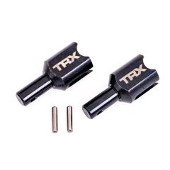 Traxxas - Differential output cup, front or rear (hardened steel, heavy duty) (2)/ 2.5x12mm pin (2) (TRX-9583X)