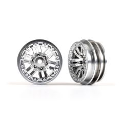 Traxxas - Wheels, 1.0 (satin chrome) (2) (TRX-9768-SATIN)