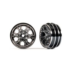 Traxxas - Wheels, 1.0 (black chrome) (2) (TRX-9770-BLKCR)