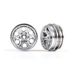 Traxxas - Wheels, 1.0 (satin chrome) (2) (TRX-9770-SATIN)