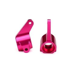 Traxxas Steering blocks (2), 6061-T6 aluminum (pink-anodized)/ 5x11mm ball bearings (4) (TRX-3636P)