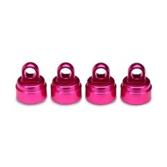 Traxxas Shock caps, aluminum (pink-anodized) (4) (TRX-3767P)