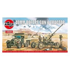 Airfix 1/76 Bofors 40mm Gun & Tractor Vintage Classics