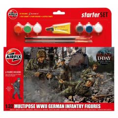 Airfix 1/32 Multipose WWll German Infantry Figures