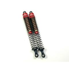 Absima aluminium schokdempers, rood, 110mm voor 1/10 auto