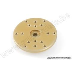 Aluminium servo hevel rond, 28mm, Futaba