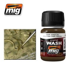 MIG Brown Wash for German Dark yellow 35ml