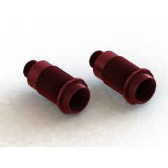 Aluminium Shock Body 16x47mm (red) (2pcs) (AR330509)