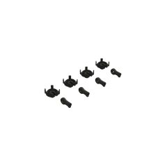 Shock Rod End & Spring Perch Set (4 Shocks) (ARA330569)