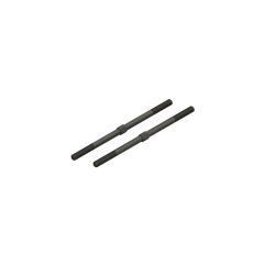 Steel Turnbuckle M6x130mm (Black) (2) (ARA340156)