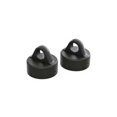 Aluminum Shock Cap (Black) (2pcs) (AR330491)