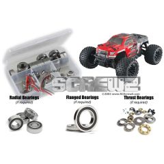 RCScrewz - Arrma Granite 4x4 Rubber Shielded Bearing Kit