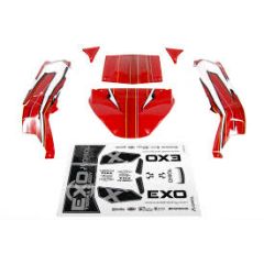 EXO Terra Buggy Body - .040"  (Pre-Printed Red) (AX04037)