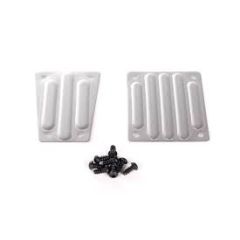 EXO Bumper Skid Plates Aluminum  (Front and Rear) (AX30799)