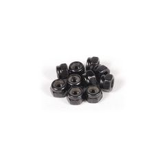 M4 Nylon Locking Hex Nut (Black) (10pcs) (AX31051)